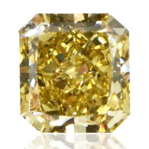 Radiant Diamond Fancy Brownish Yellow 1.08 Carat VS1 GIA Certificate